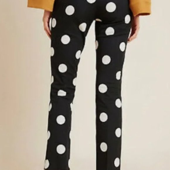 Anthropologie Polka Dot Pants - Picture 2 of 5